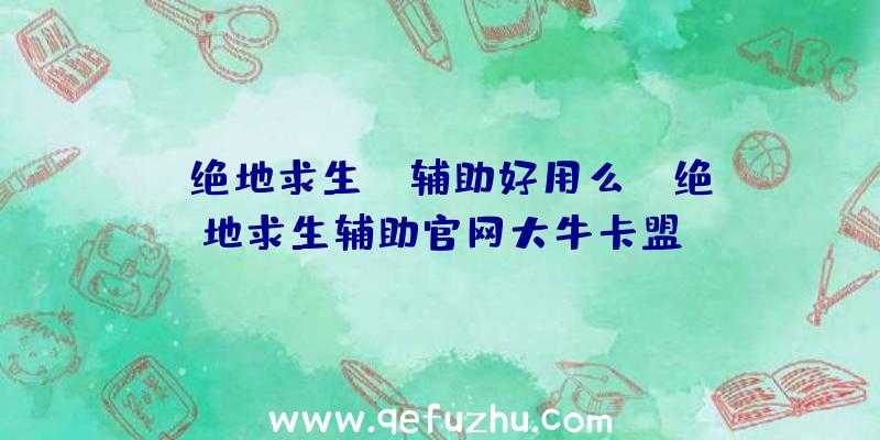 「绝地求生gm辅助好用么」|绝地求生辅助官网大牛卡盟